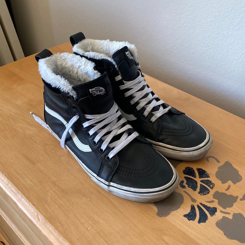 Vans High-Top All-Weather Leather Sneakers